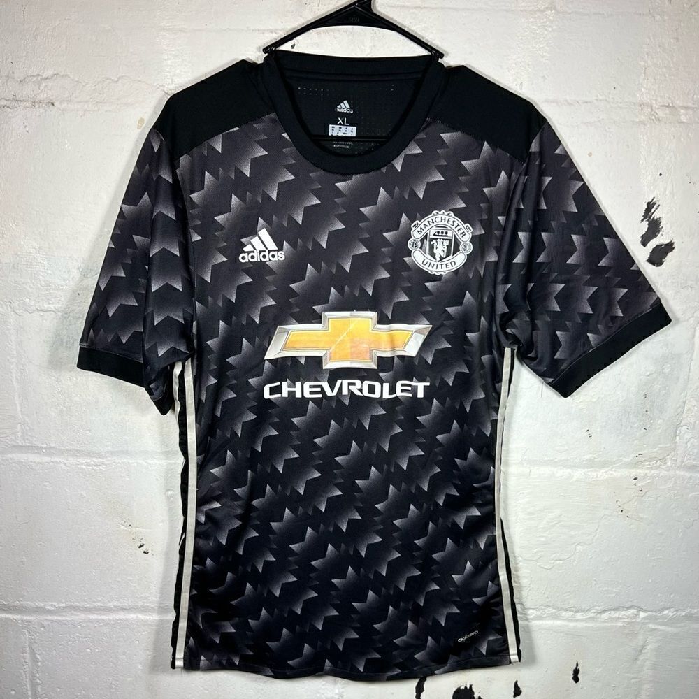 MANCHESTER UNITED 2017 2018 AWAY SHIRT FOOTBALL SOCCER ADIDAS